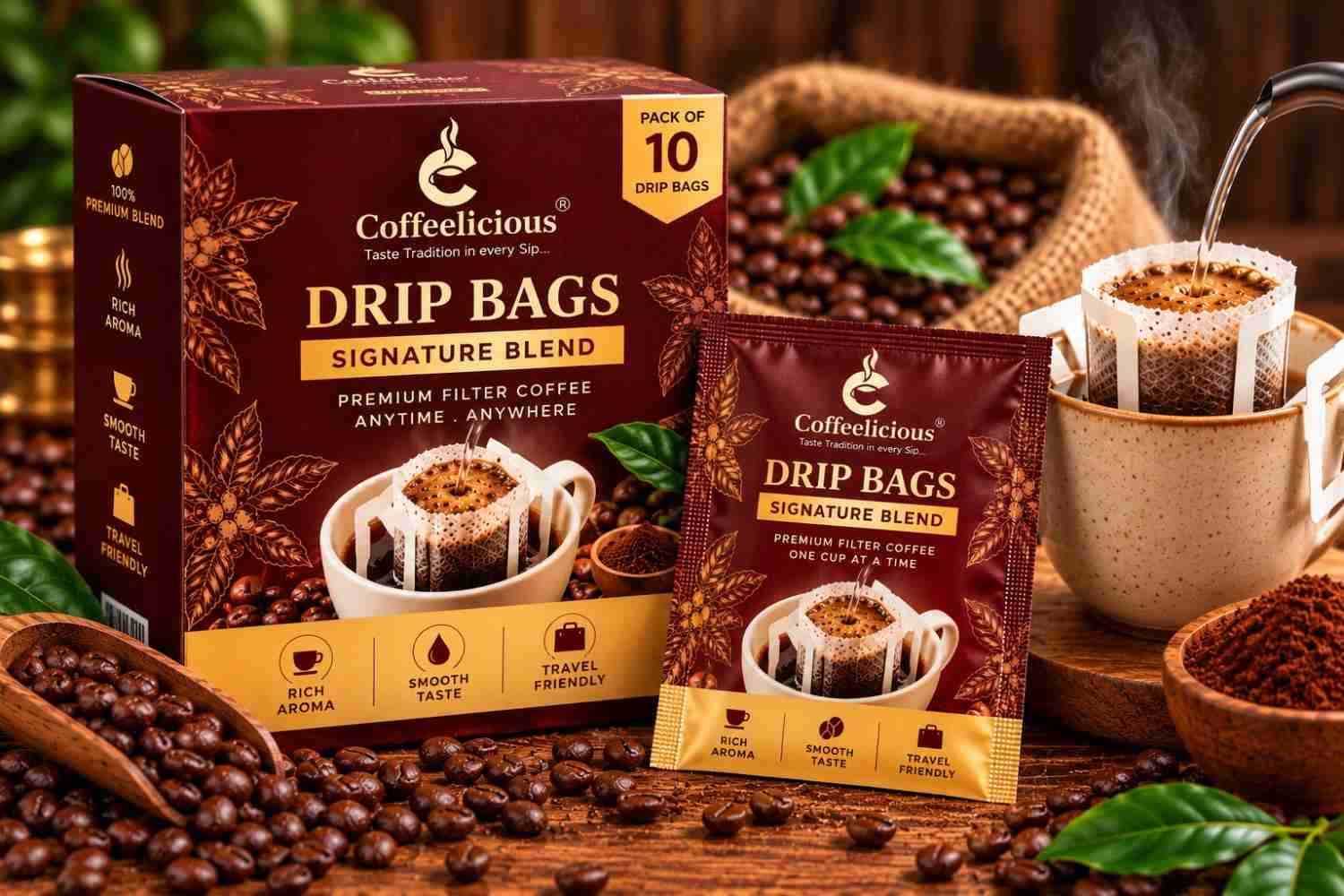Coffeelicious Drip Bags Coffee Scene-100kb